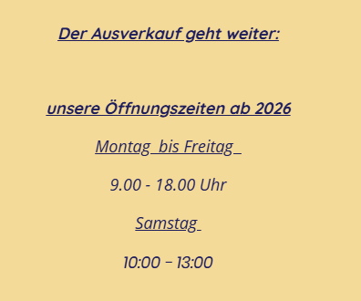 Unsere Öffnungszeiten